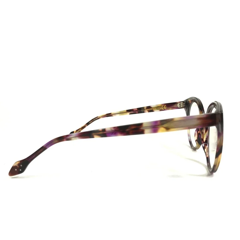 Philosopheyes Eyeglasses Frames PHP-966 0117 Brown Purple Tortoise 49-21-140